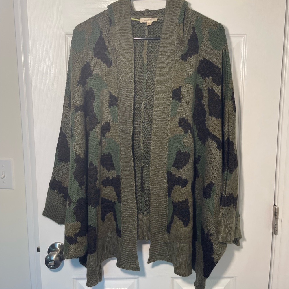Mystree Batwing Hooded Cardigan